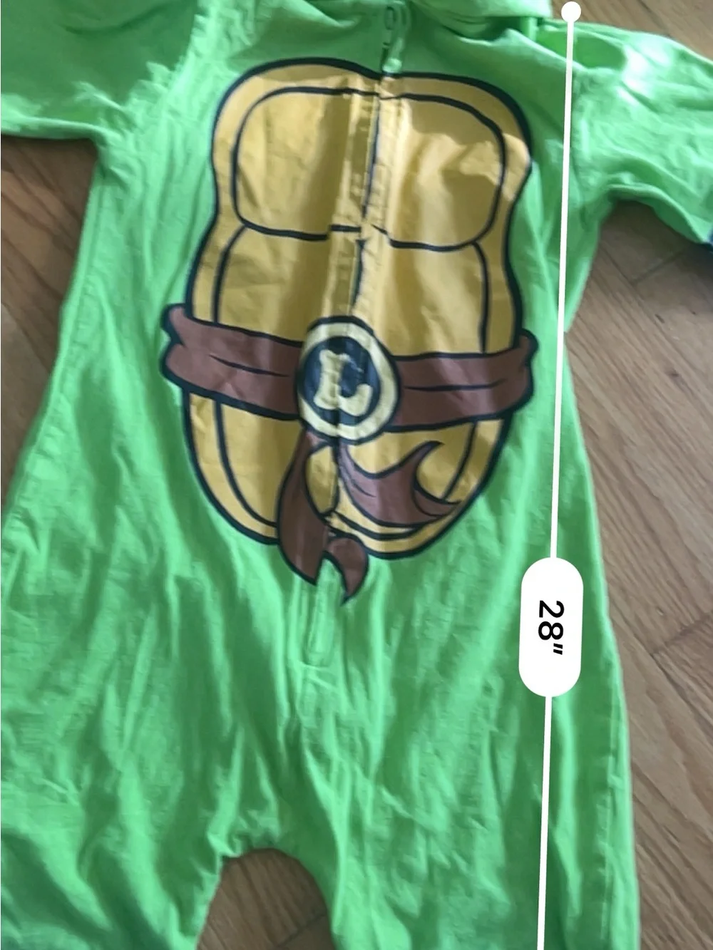 Nickelodeon Teenage Mutant Ninja Turtles Hooded one piece Leonardo